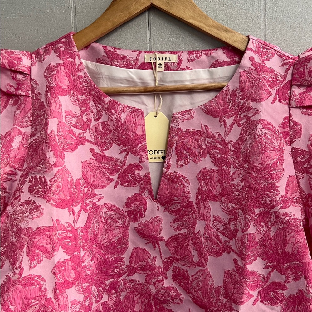 NWT Jodifl Dress Large Pink - Picture 4 of 16